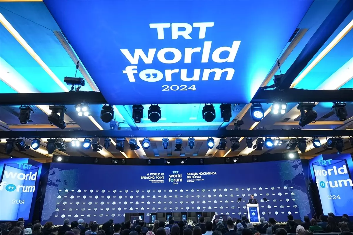 Bakan Kurum, TRT World Forum 2024’te konuştu Açıklaması