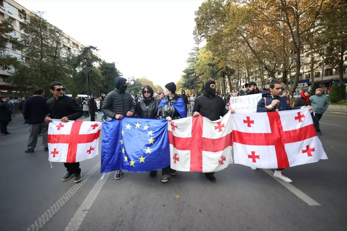 Gürcistan’da Seçim Protestosu