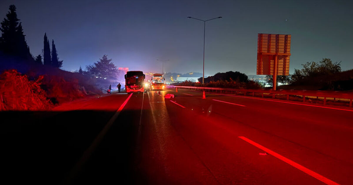 Yolcu otobüsünün çarptığı kadın öldü