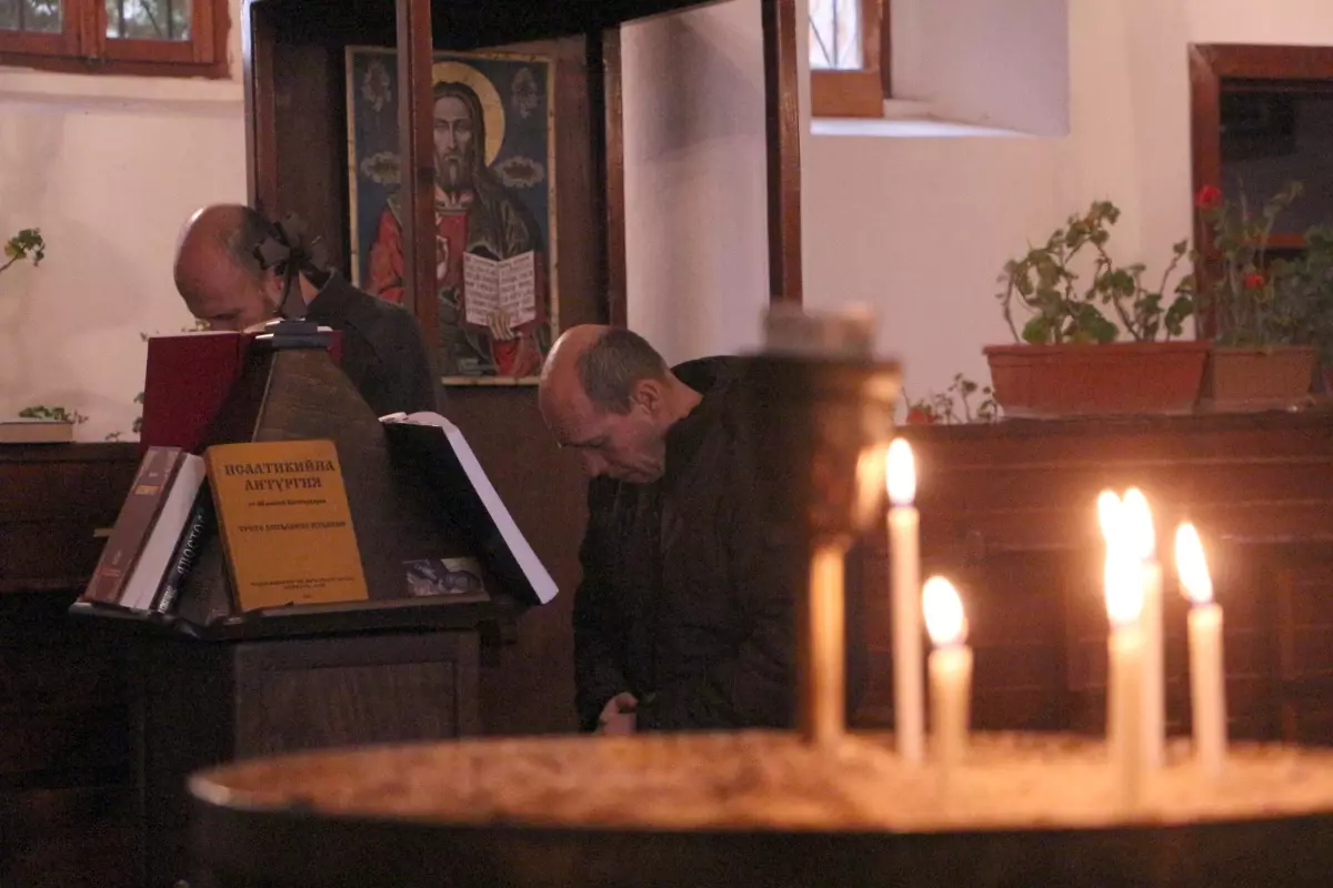 Edirne’de Bulgar Ortodoks Kilisesi’nde Noel Ayini Düzenlendi